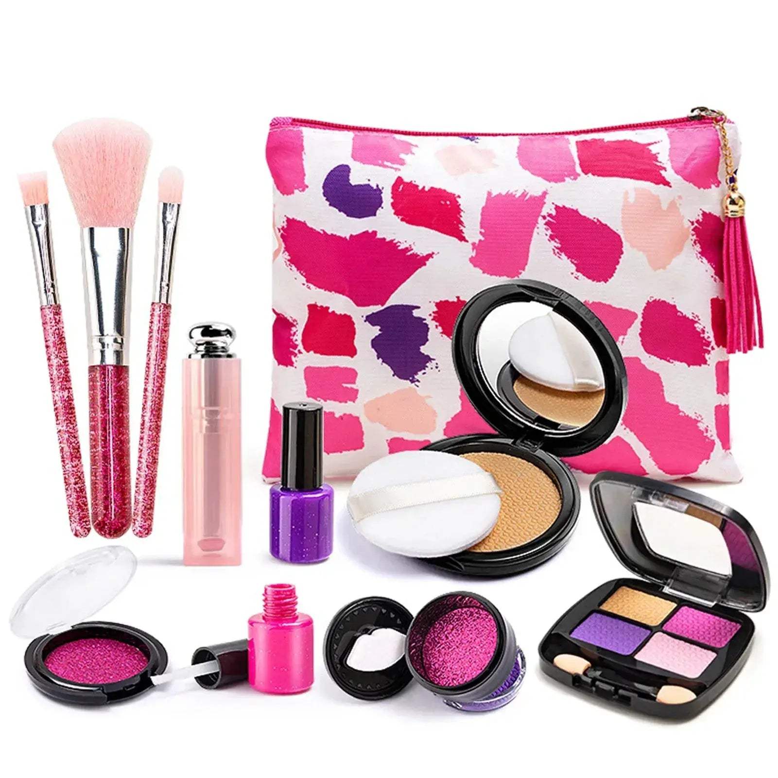 Kids Makeup Kit Toy Portable Washable With Storage Bag - ToylandEU