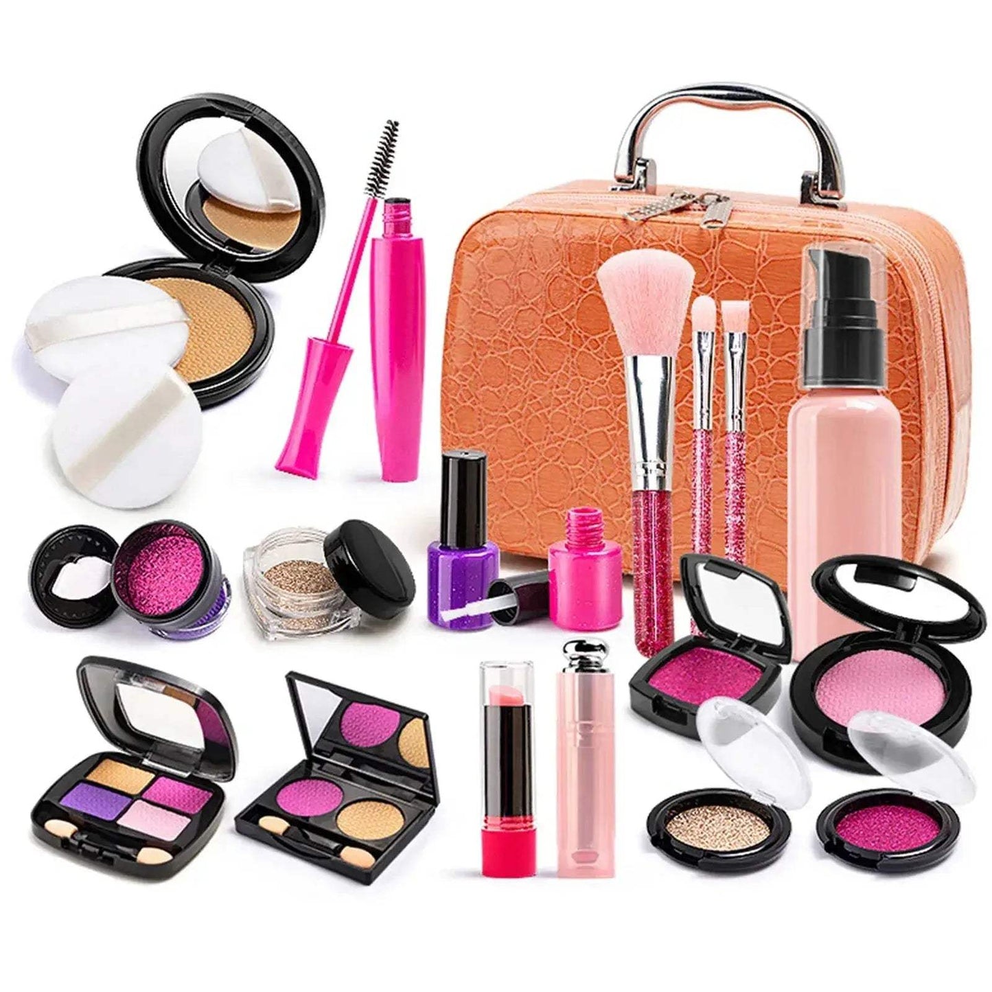 Kids Makeup Kit Toy Portable Washable With Storage Bag - ToylandEU