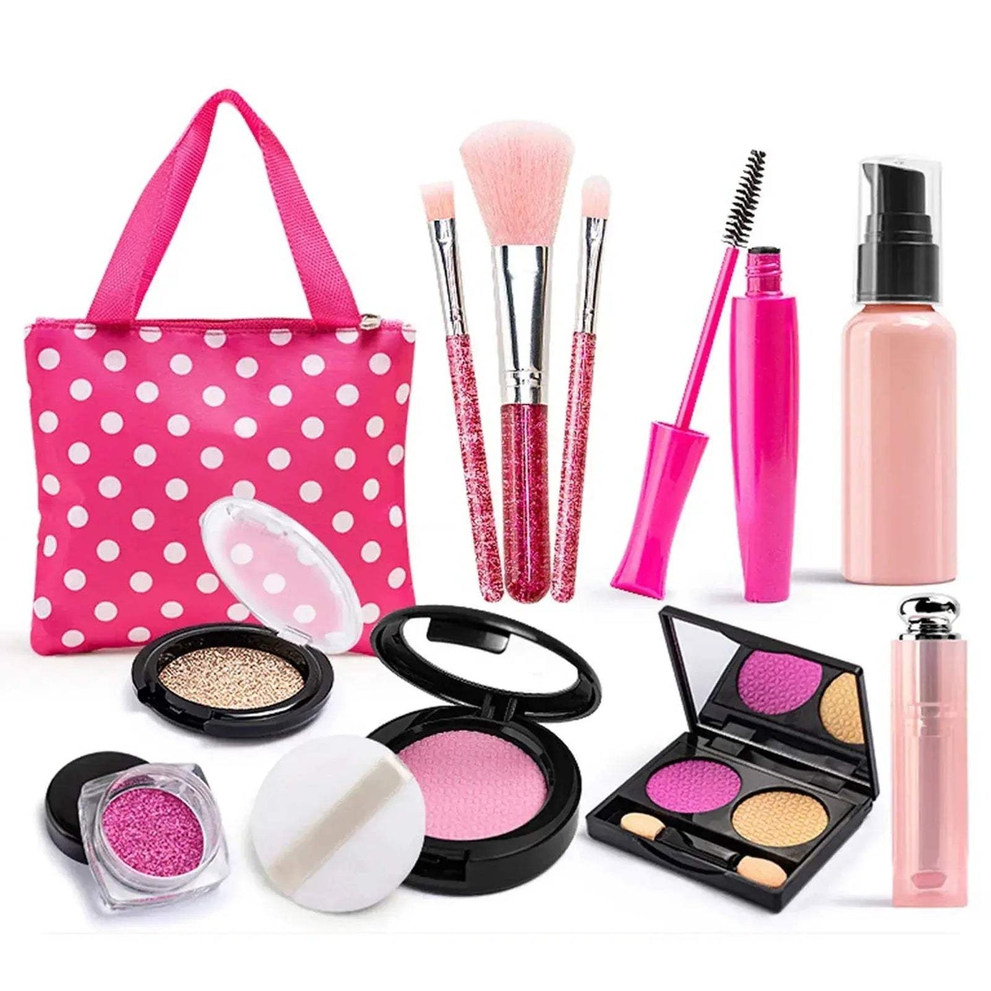 Kids Makeup Kit Toy Portable Washable With Storage Bag - ToylandEU