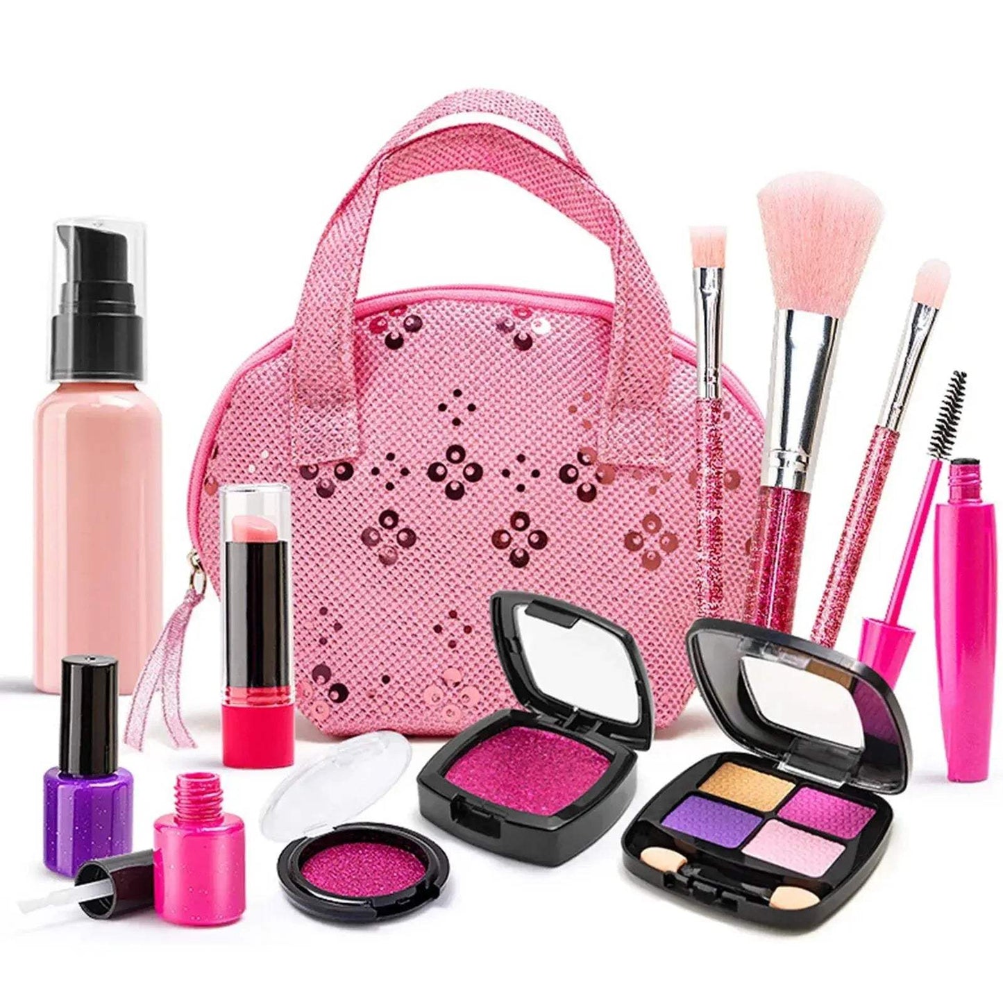 Kids Makeup Kit Toy Portable Washable With Storage Bag - ToylandEU
