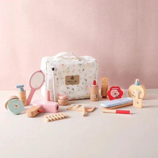  Kids Makeup Kit Wooden Educational Toy Set For Pretend Play -  ToylandEU™
