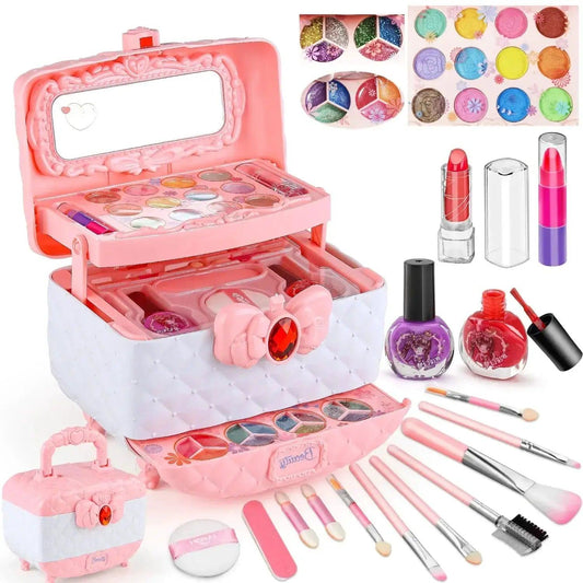  Kids Makeup Kit for Girls Washable Pretend Play Set Safe -  ToylandEU™