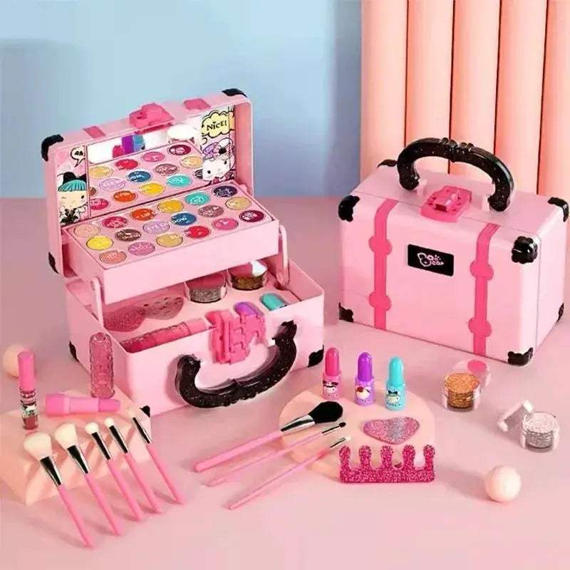 Kids Makeup Toy Kit Princess Play Set Safe Non Toxic - ToylandEU