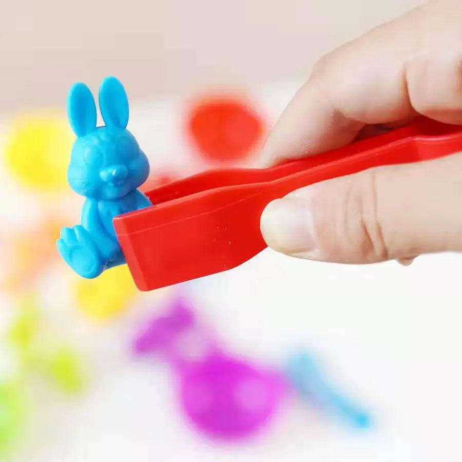 Kids Matching Game Learn Educational Toys Animal Cognition Rainbow Sort Fine Motor Training Montessori Sensory Puzzle Toy Gifts - ToylandEU