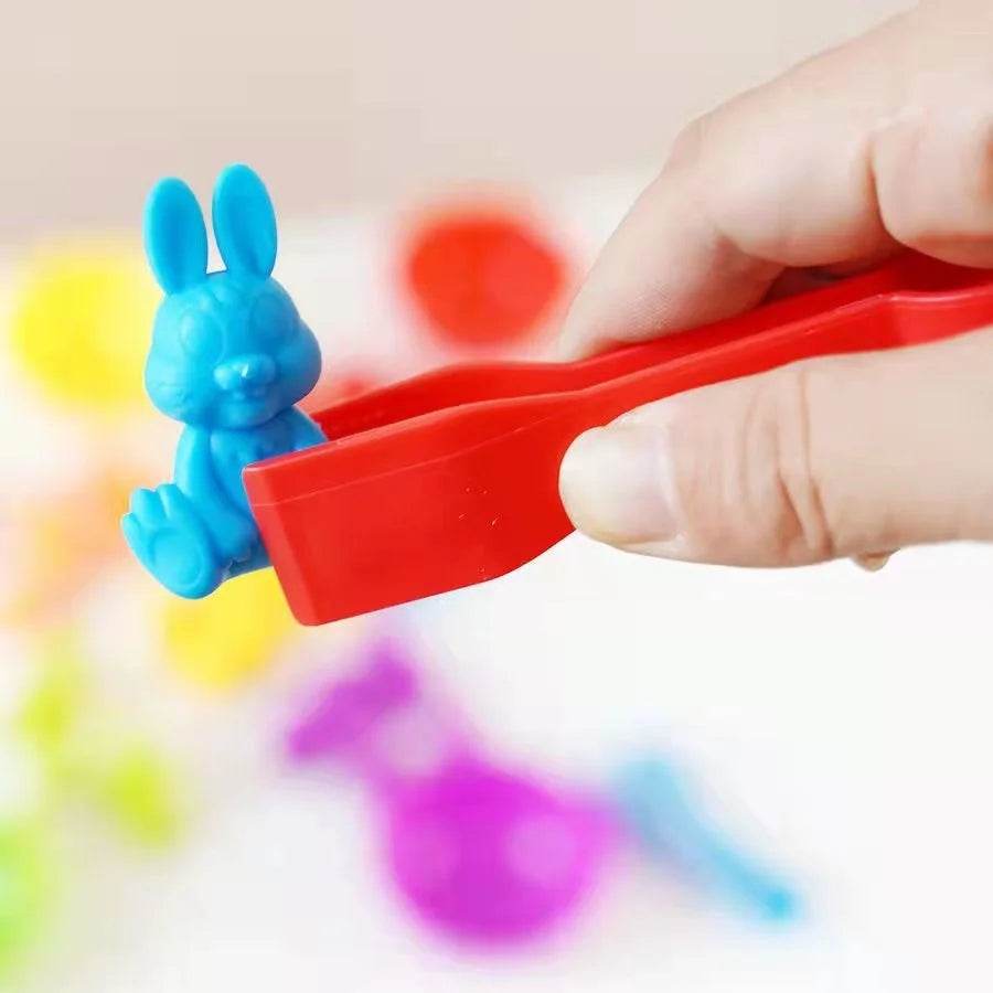 Kids Matching Game Learn Educational Toys Animal Cognition Rainbow Sort Fine Motor Training Montessori Sensory Puzzle Toy Gifts - ToylandEU