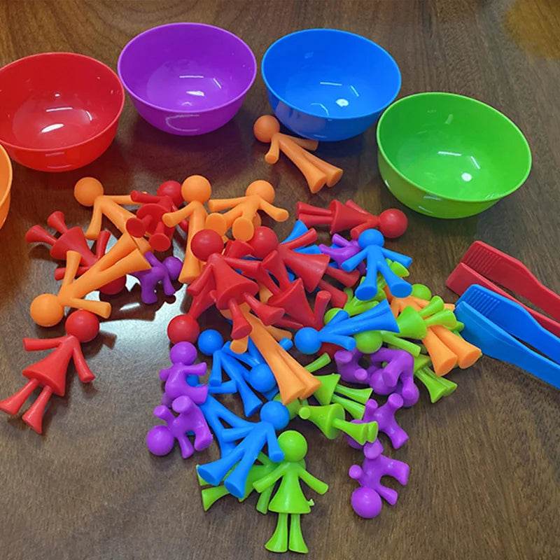 Kids Matching Game Learn Educational Toys Animal Cognition Rainbow Sort Fine Motor Training Montessori Sensory Puzzle Toy Gifts - ToylandEU