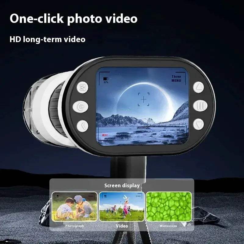 Kids Microscope Biology Kit With Led Light And Video - ToylandEU