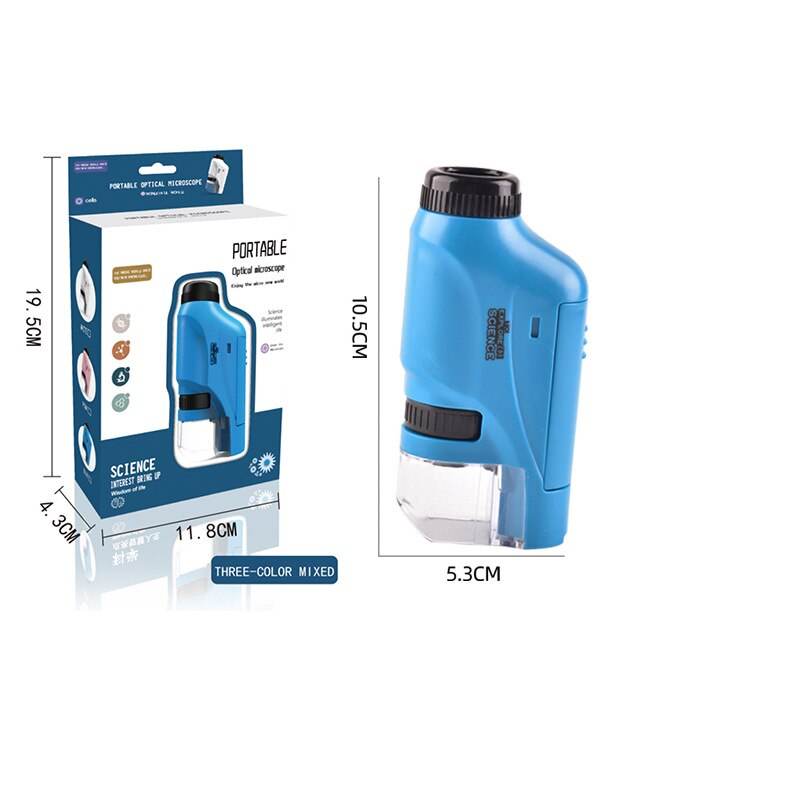 Kids' Microscope: Explore the Micro World with 60X-120X Magnification - ToylandEU