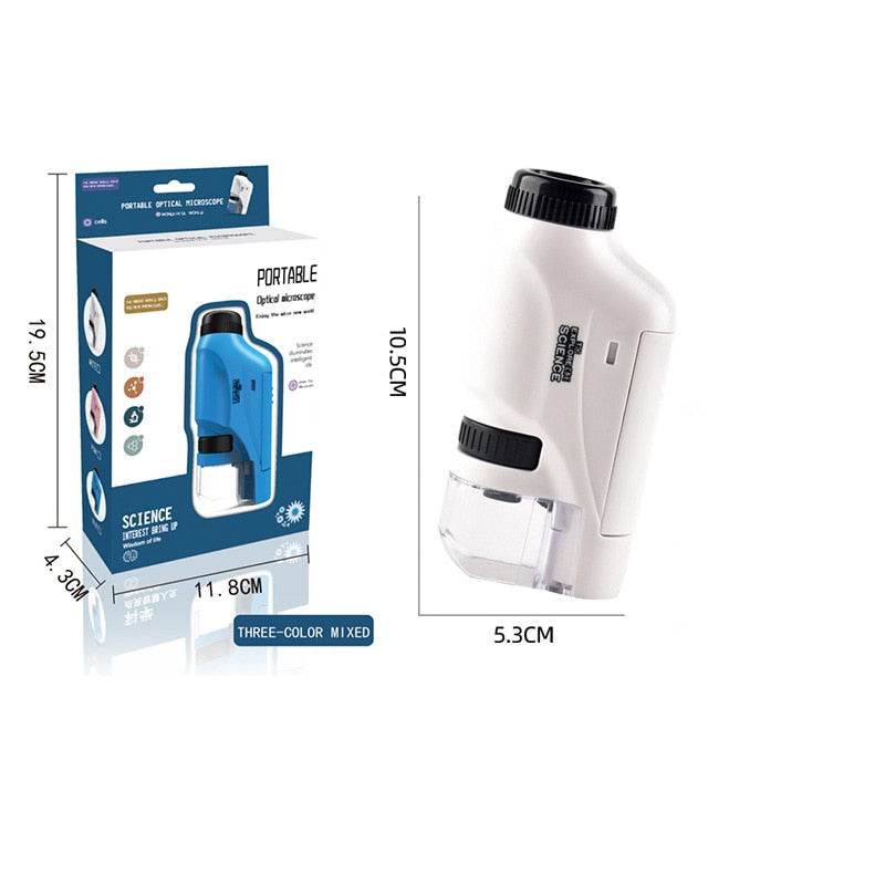 Kids' Microscope: Explore the Micro World with 60X-120X Magnification - ToylandEU