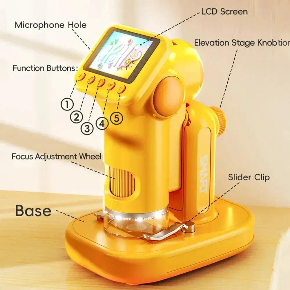  Kids Microscope LED Light HD Imaging And Photos -  ToylandEU™