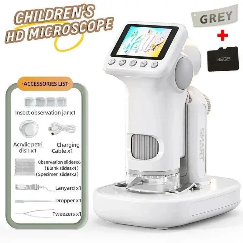  Kids Microscope LED Light HD Imaging And Photos -  ToylandEU™