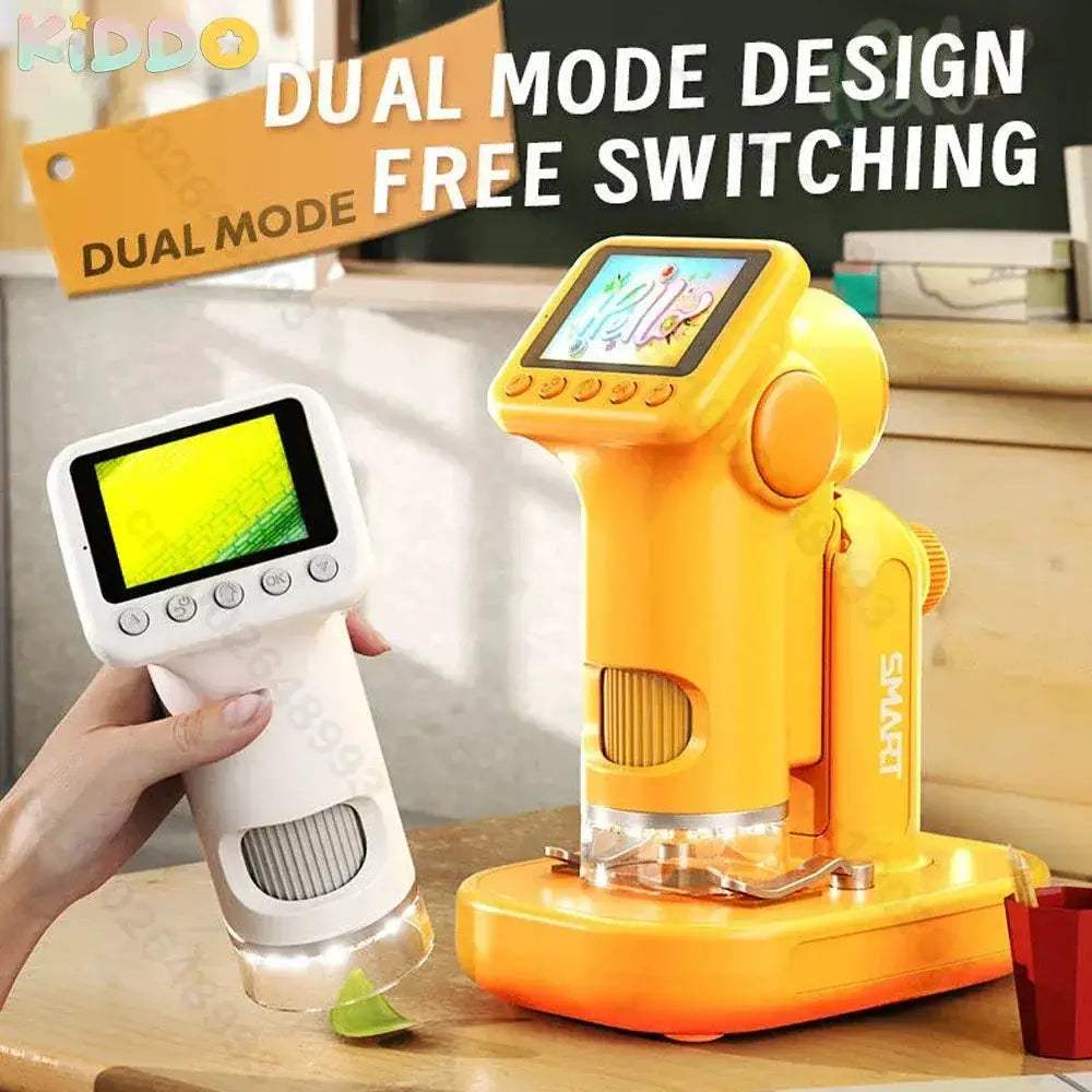 Kids Microscope With LED Light For HD Imaging And Photos - ToylandEU