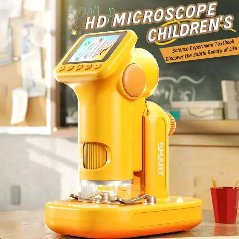 Kids Microscope With LED Light For HD Imaging And Photos - ToylandEU