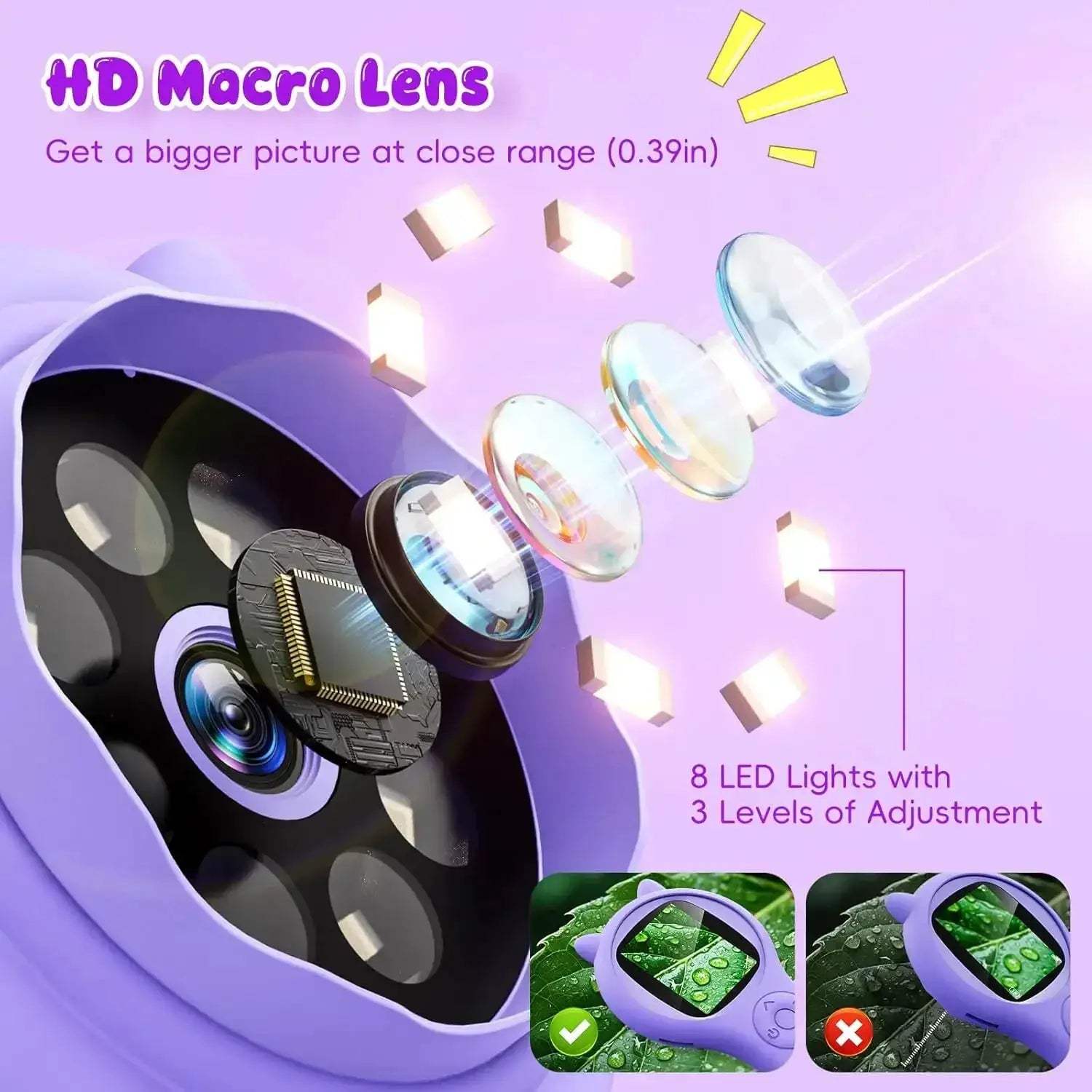 Kids Microscope With Photo Video Function 500X Educational Toy - ToylandEU