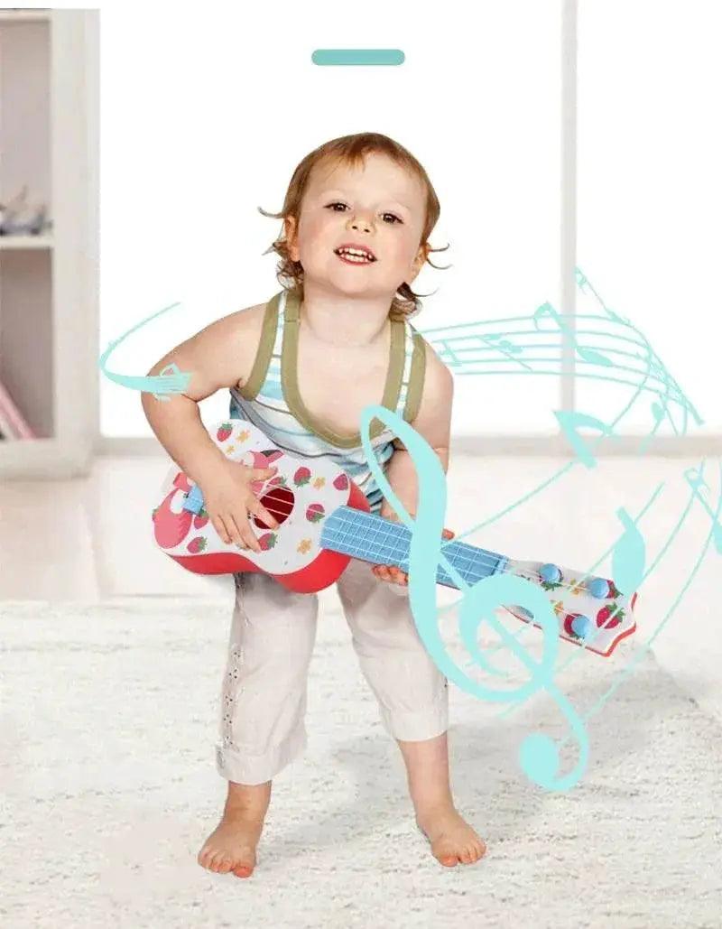  Children's Simulated Guitar Toy Beginners Mini Guitar Instrument Play Music for Boys and Girls Best Birthday Gift for Boys -  ToylandEU™