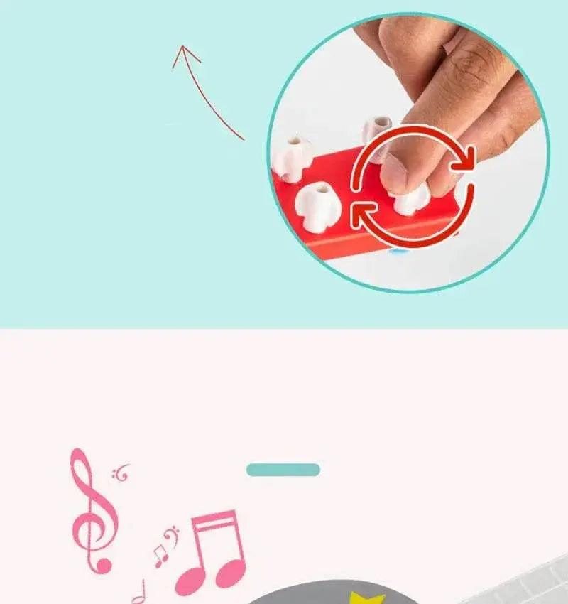  Children's Simulated Guitar Toy Beginners Mini Guitar Instrument Play Music for Boys and Girls Best Birthday Gift for Boys -  ToylandEU™