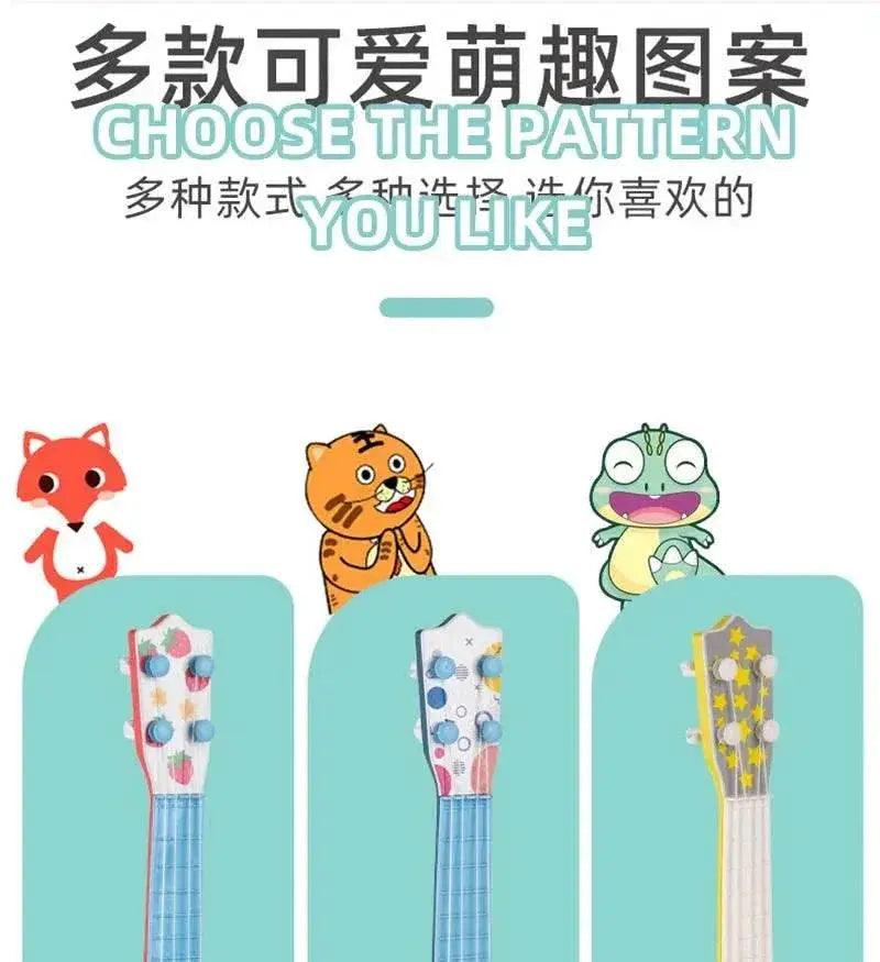  Children's Simulated Guitar Toy Beginners Mini Guitar Instrument Play Music for Boys and Girls Best Birthday Gift for Boys -  ToylandEU™