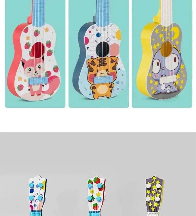  Children's Simulated Guitar Toy Beginners Mini Guitar Instrument Play Music for Boys and Girls Best Birthday Gift for Boys -  ToylandEU™