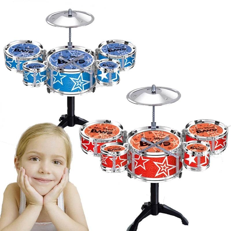 Kids' Mini Jazz Drums - Fun Musical Toy for Young Musicians! - ToylandEU