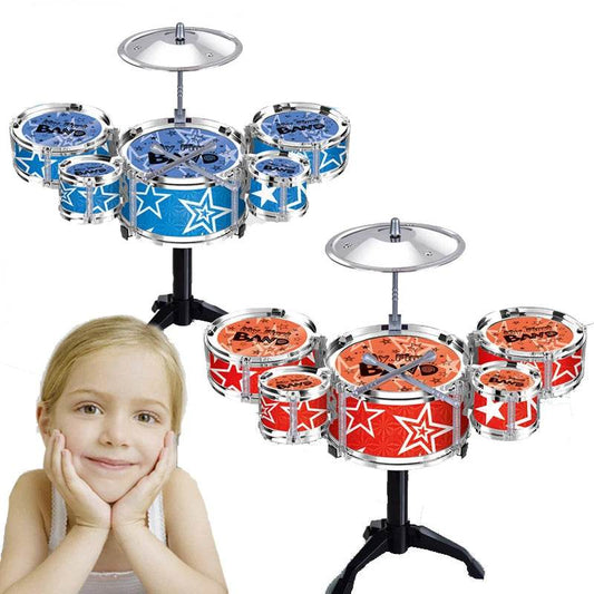 Kids' Mini Jazz Drums - Fun Musical Toy for Young Musicians! - ToylandEU