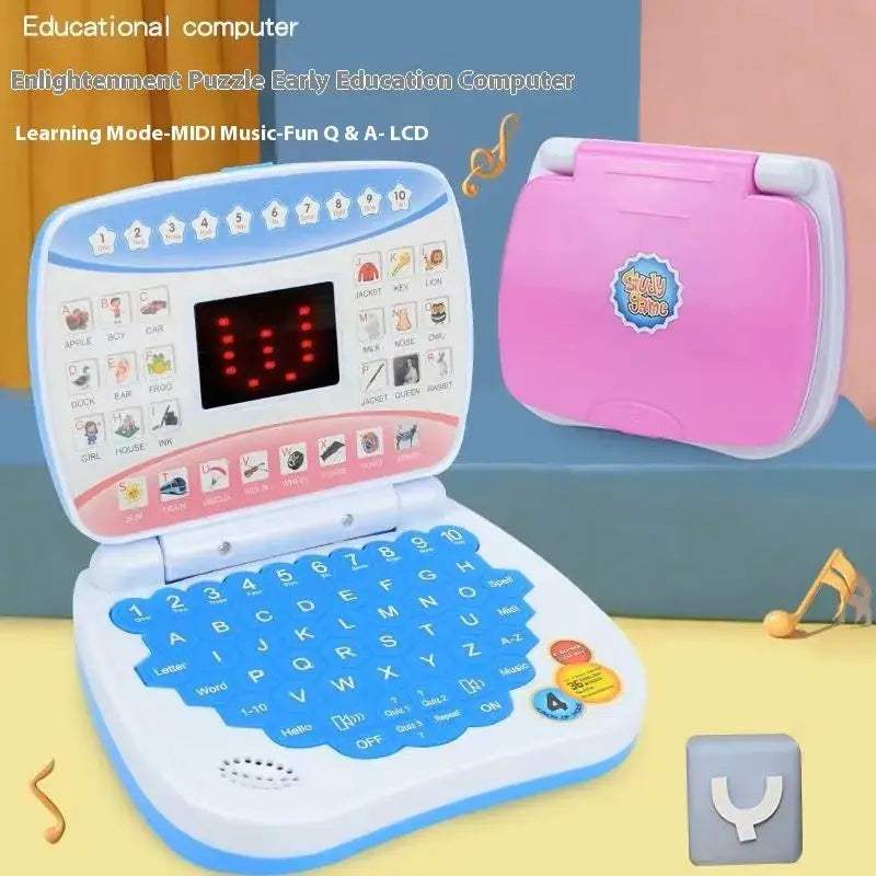 Kids Mini Laptop Educational Learning Toy With LED Display - ToylandEU