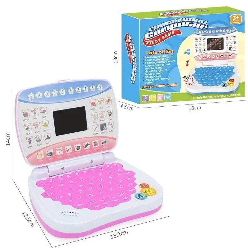 Kids Mini Laptop Educational Learning Toy With LED Display - ToylandEU