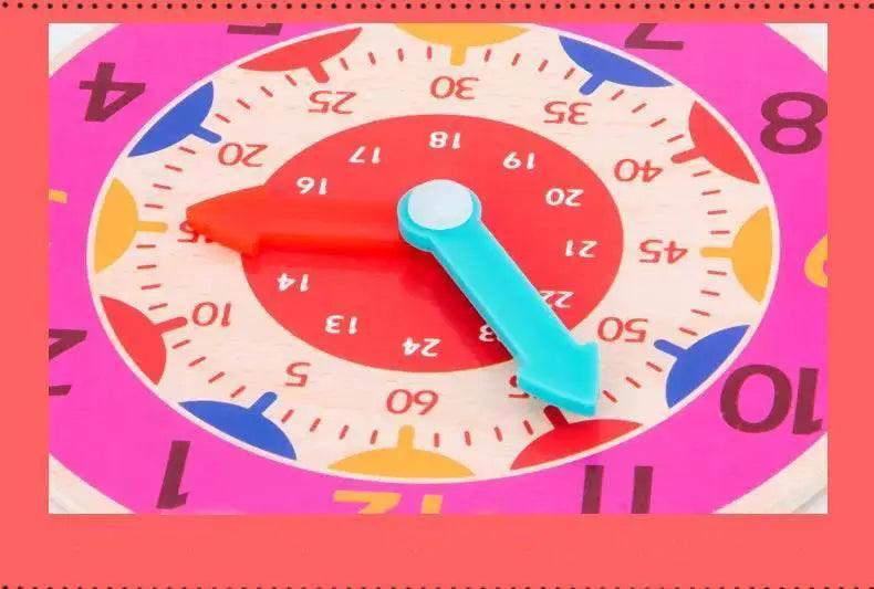  Kids Montessori Wooden Clock Toys for Time Learning -  ToylandEU™