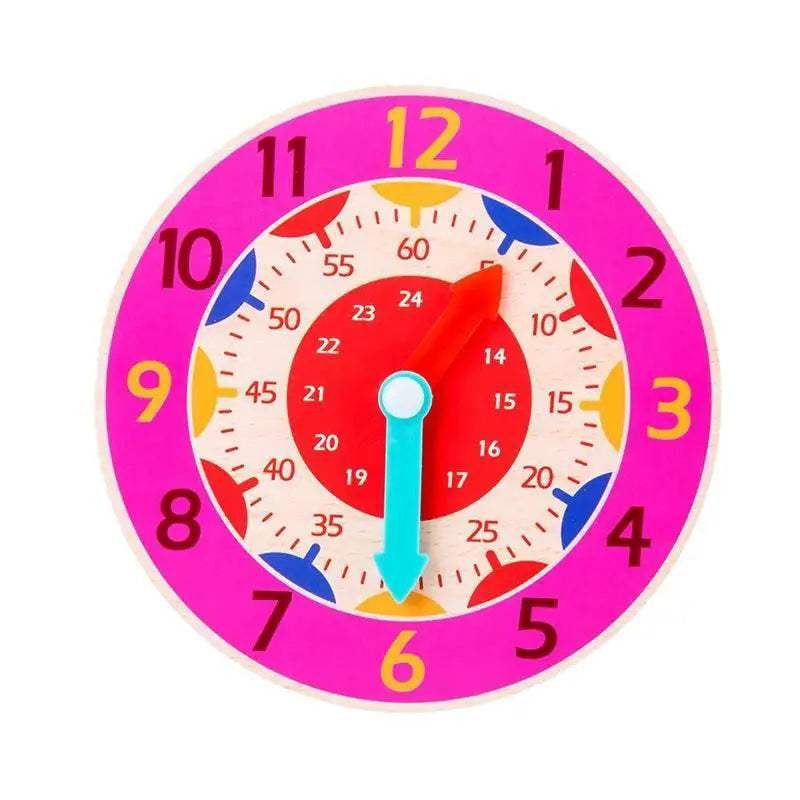  Kids Montessori Wooden Clock Toys for Time Learning -  ToylandEU™