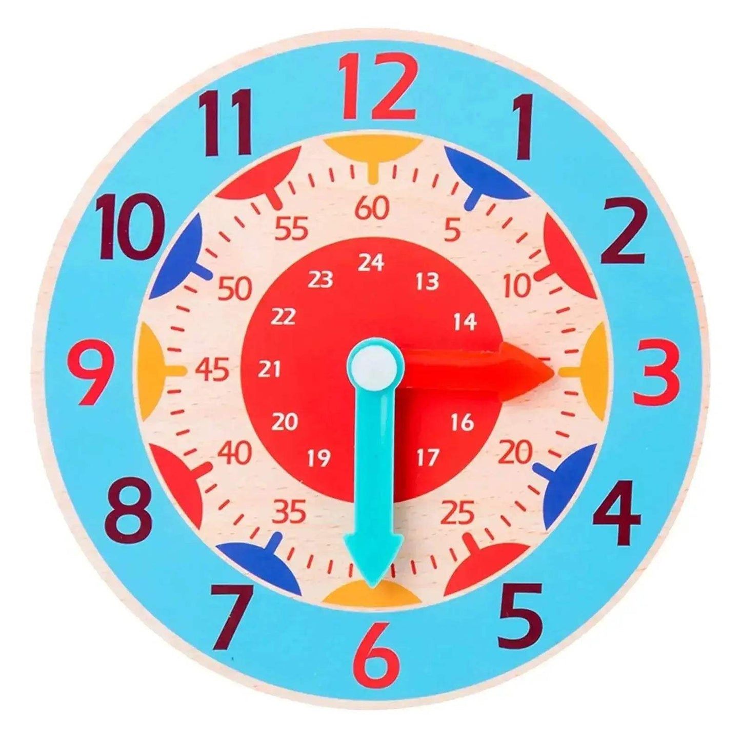  Kids Montessori Wooden Clock Toys for Time Learning -  ToylandEU™