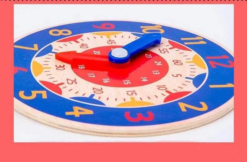  Kids Montessori Wooden Clock Toys for Time Learning -  ToylandEU™
