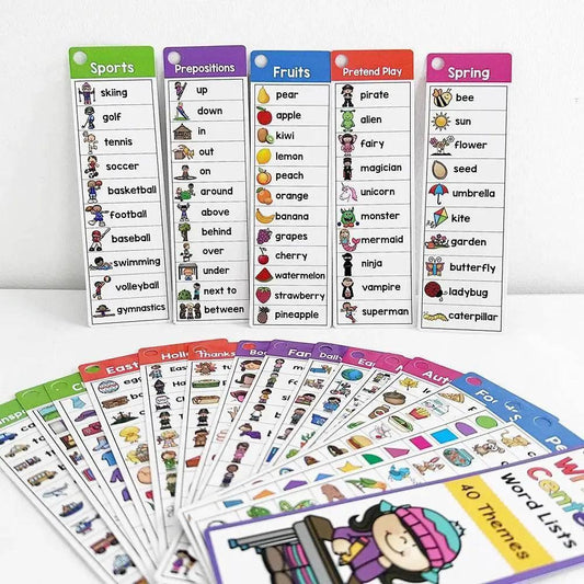  Kids Montessori Word Lists Cards Sight Words ESL Set -  ToylandEU™
