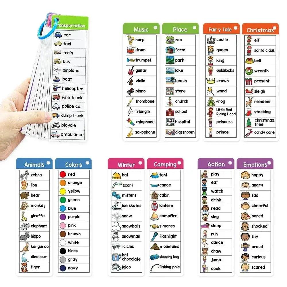  Kids Montessori Word Lists Cards Sight Words ESL Set -  ToylandEU™