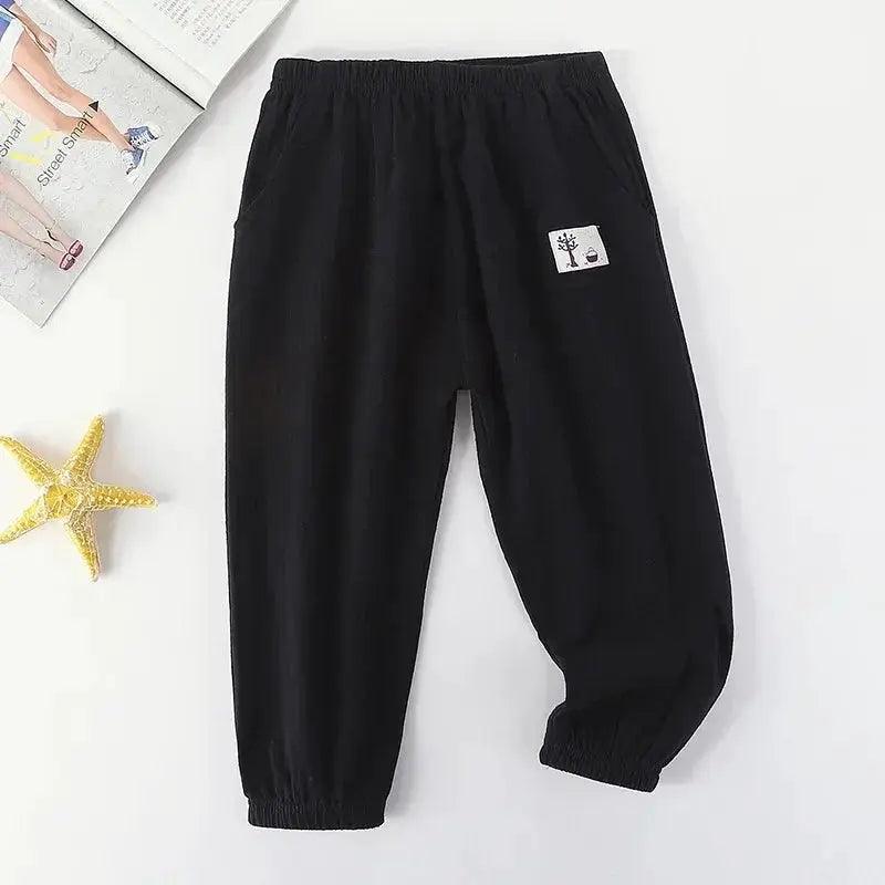  Kids Mosquito Pants Breathable Cotton Linen Lightweight -  ToylandEU™