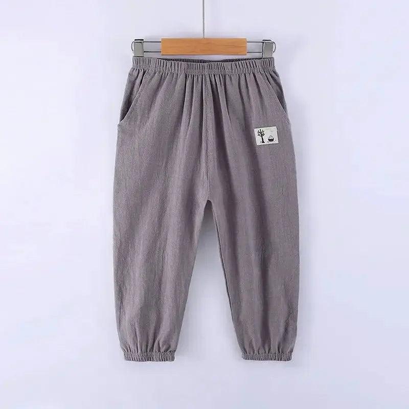  Kids Mosquito Pants Breathable Cotton Linen Lightweight -  ToylandEU™
