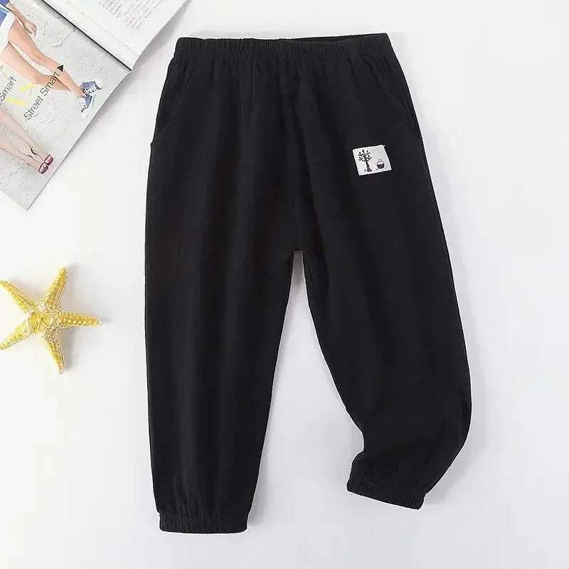  Kids Mosquito Pants Breathable Cotton Linen Lightweight -  ToylandEU™