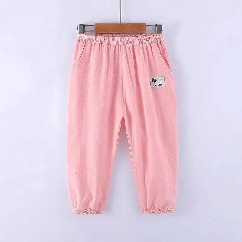  Kids Mosquito Pants Breathable Cotton Linen Lightweight -  ToylandEU™