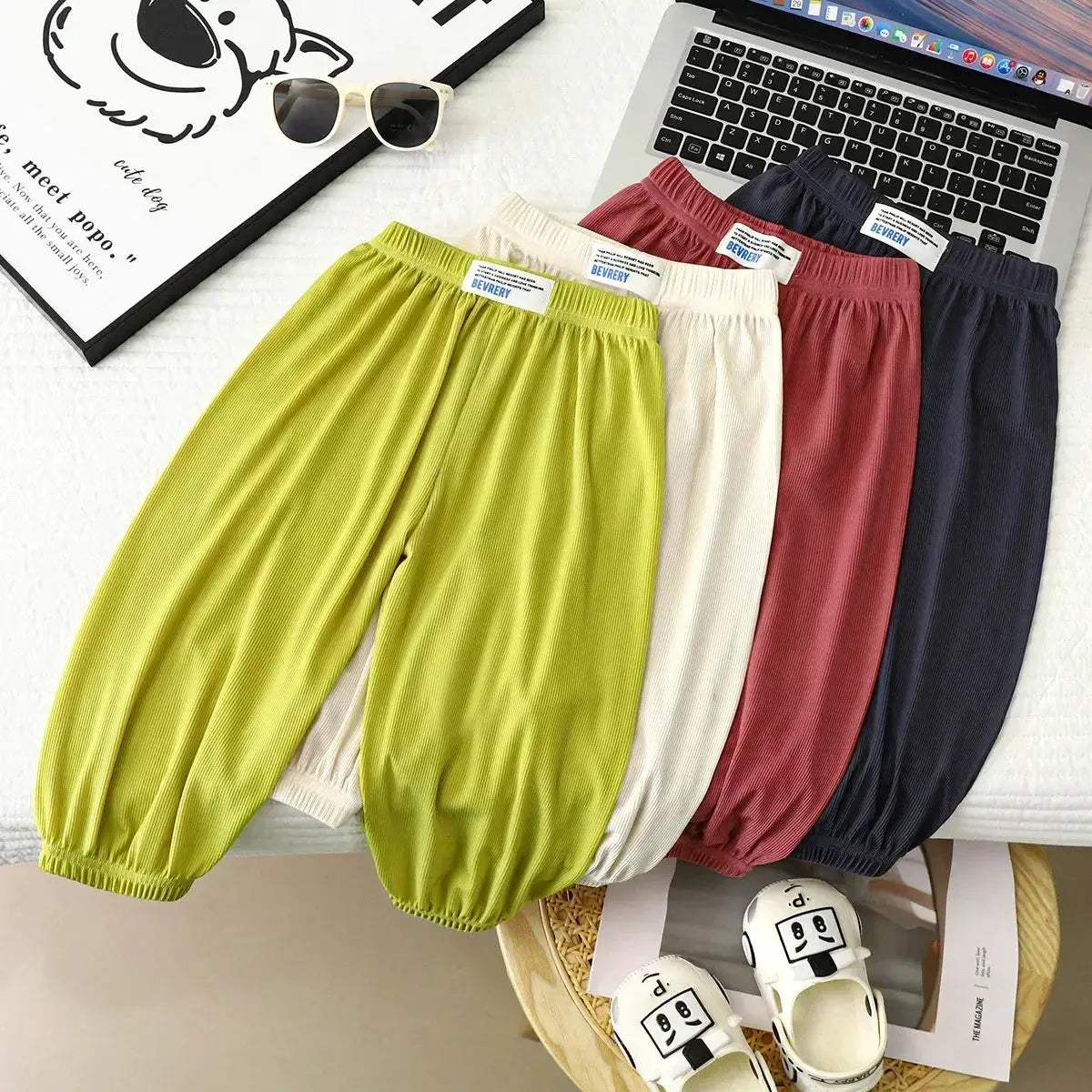 Kids Mosquito Proof Summer Pants With Elastic Waist - ToylandEU