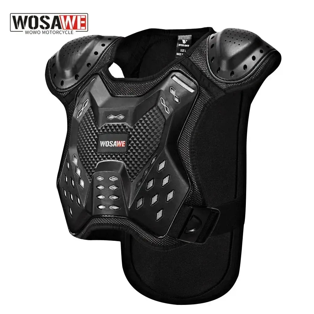 Kids Motocross Chest Protector Armor With Drop Resistant Back Protection - ToylandEU