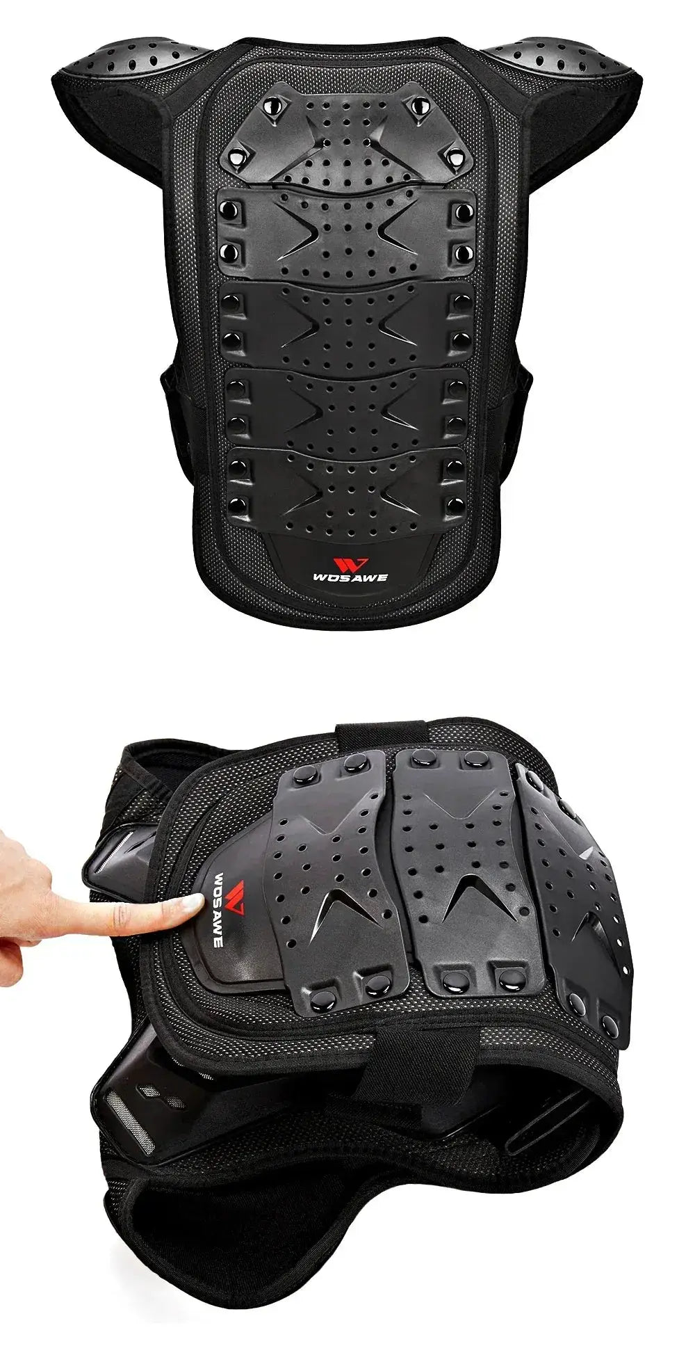 Kids Motocross Chest Protector Armor With Drop Resistant Back Protection - ToylandEU