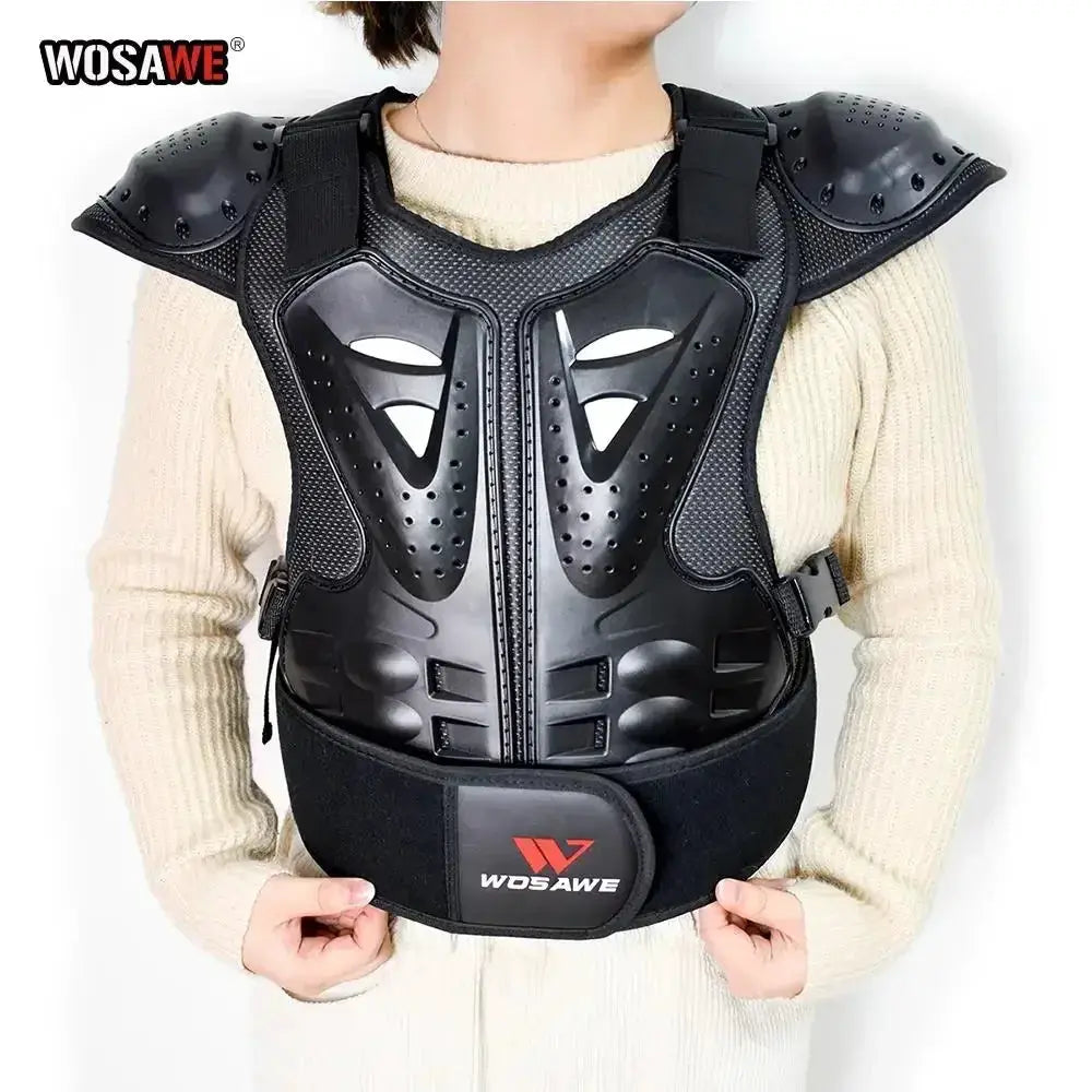 Kids Motocross Chest Protector Armor With Drop Resistant Back Protection - ToylandEU