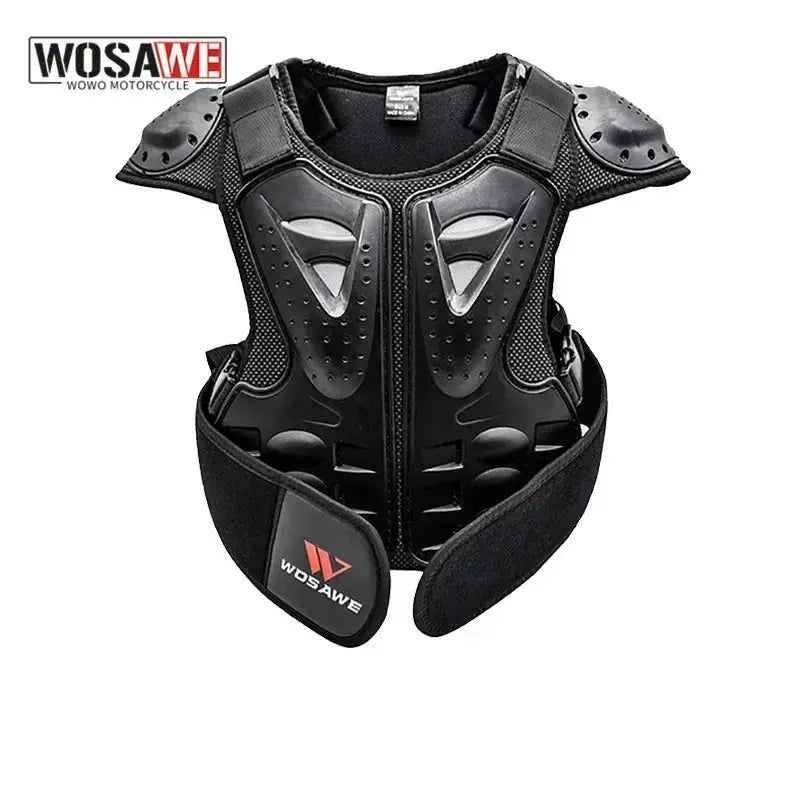 Kids Motocross Chest Protector Armor With Drop Resistant Back Protection - ToylandEU