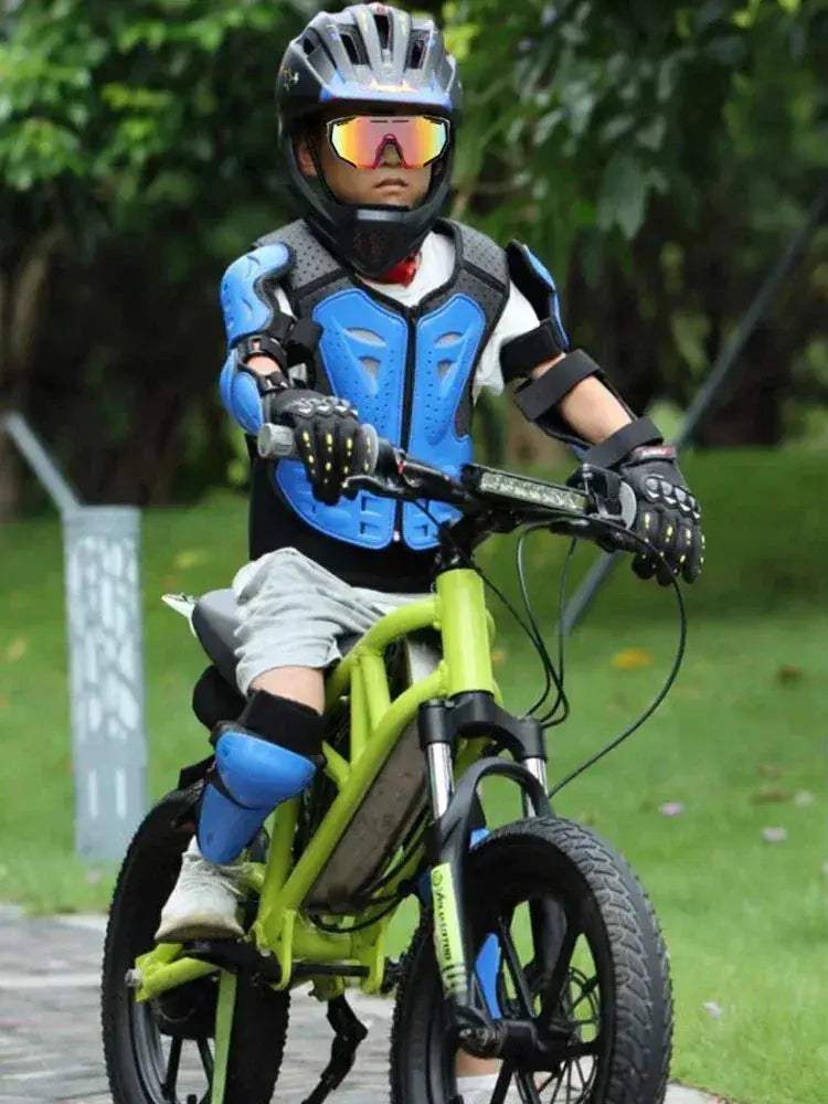 Kids Motocross Full Body Armor Vest With Chest Spine Protection - ToylandEU