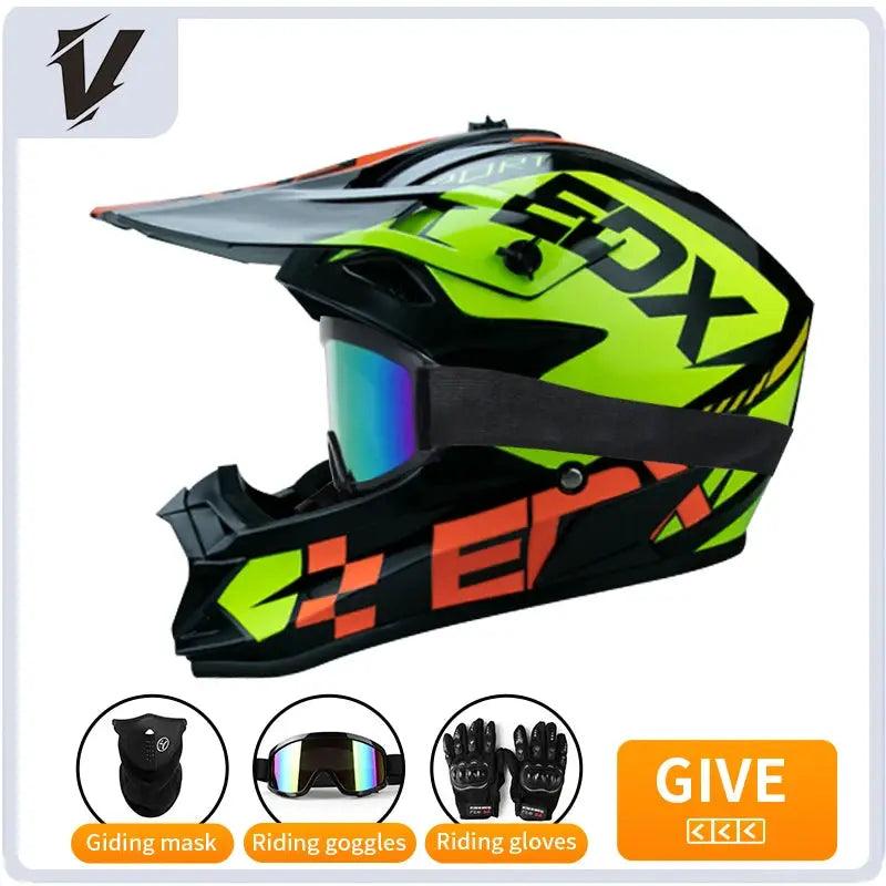  Kids Motocross Helmet Full Face Abs Shell -  ToylandEU™