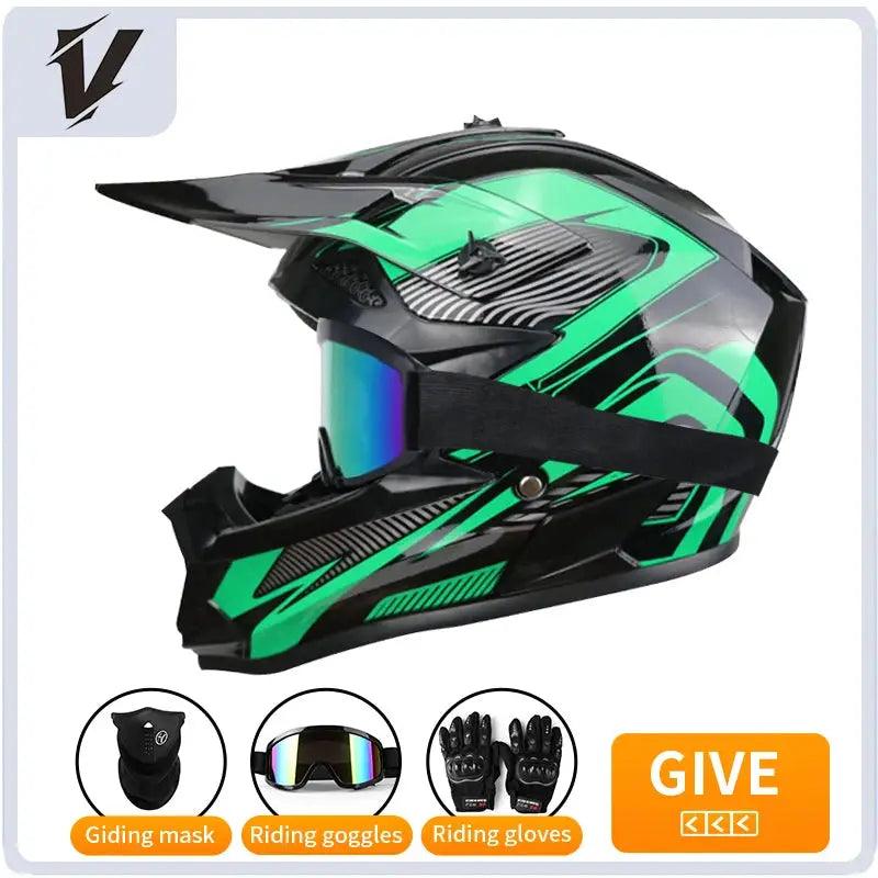  Kids Motocross Helmet Full Face Abs Shell -  ToylandEU™