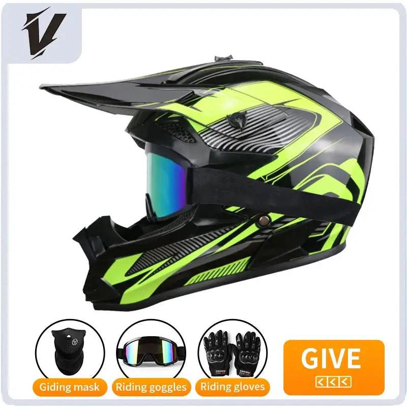 Kids Motocross Helmet Full Face Abs Shell -  ToylandEU™