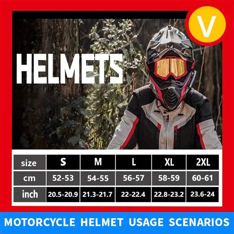 Kids Motocross Helmet Full Face Off Road Safety Gear - ToylandEU