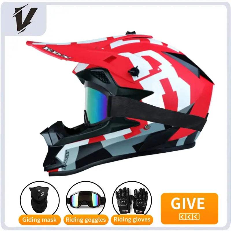 Kids Motocross Helmet Full Face Off Road Safety Gear - ToylandEU