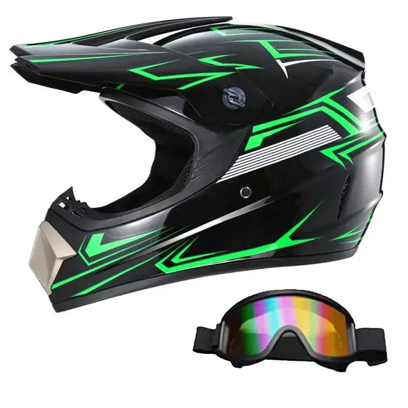 Kids Motocross Helmet Full Face Safety For Off Road Adventures - ToylandEU