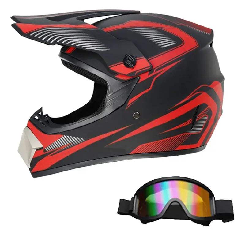 Kids Motocross Helmet Full Face Safety For Off Road Adventures - ToylandEU