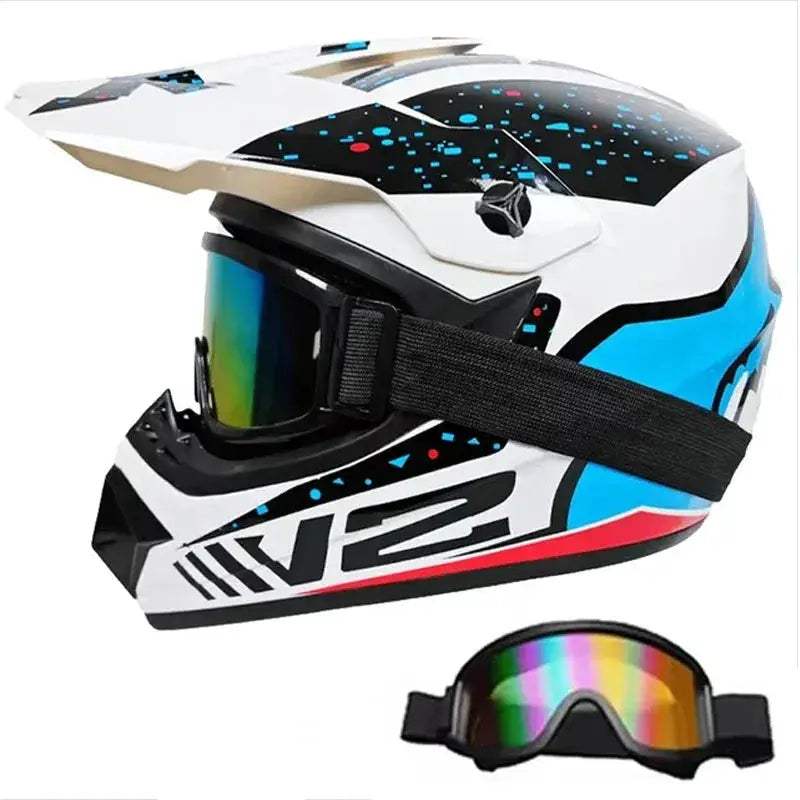 Kids Motocross Helmet Full Face Safety For Off Road Adventures - ToylandEU